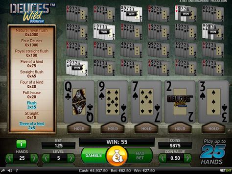 deuces wild double up|Deuces Wild Double Up Video Poker .